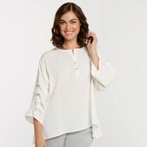 Fridaze 100% Linen Pullover Size Large